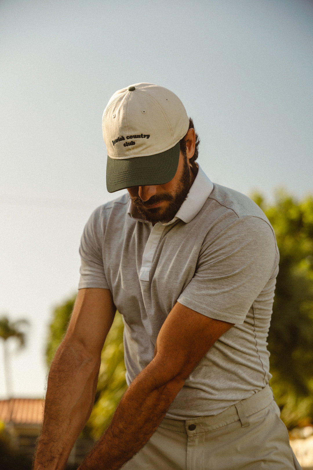 Jewish Country Club Dad Hat (green)
