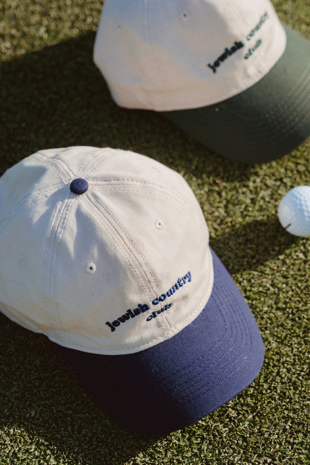 Jewish Country Club Dad Hat (navy)