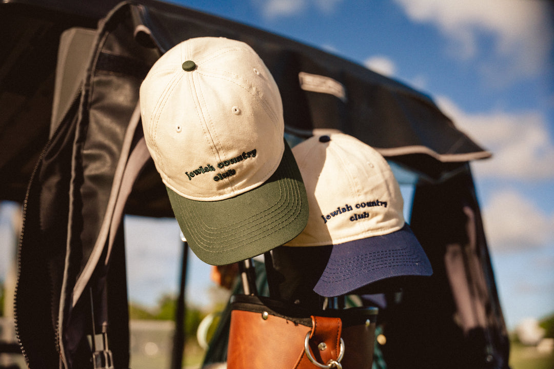 Jewish Country Club Dad Hat (green)