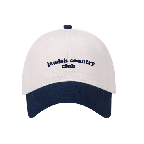 Jewish Country Club Dad Hat (navy)