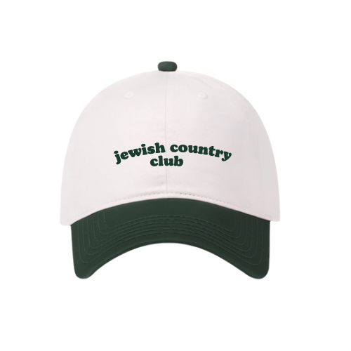 Jewish Country Club Dad Hat (green)